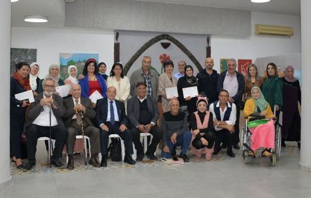 افتتاح معرض لفناني ابداع وفناني عارة عرعرة في قاعة ميس الريم / عرعرة